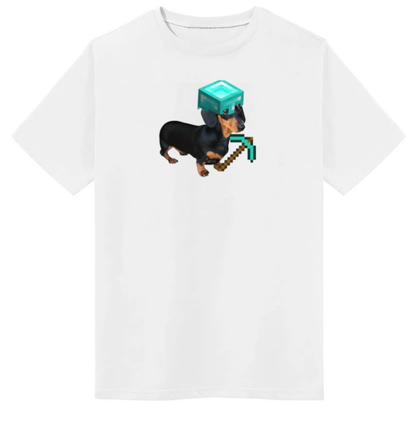 KOSZULKA JAMNIK MINECRAFT