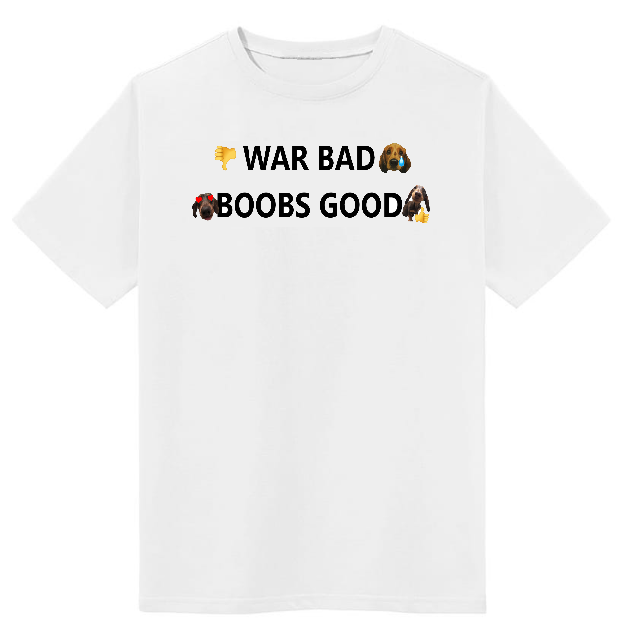 KOSZULKA WAR BAD BOOBS GOOD JAMNIK